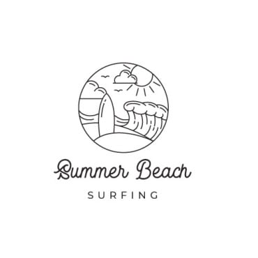 Summer Beach Logo Templates 287570