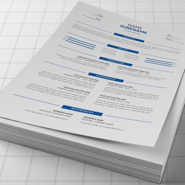 Clean Cover Resume Templates 287657