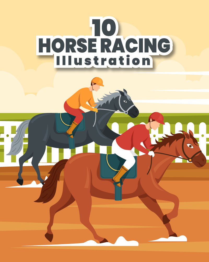 10 Horse Racing Competition Illustration