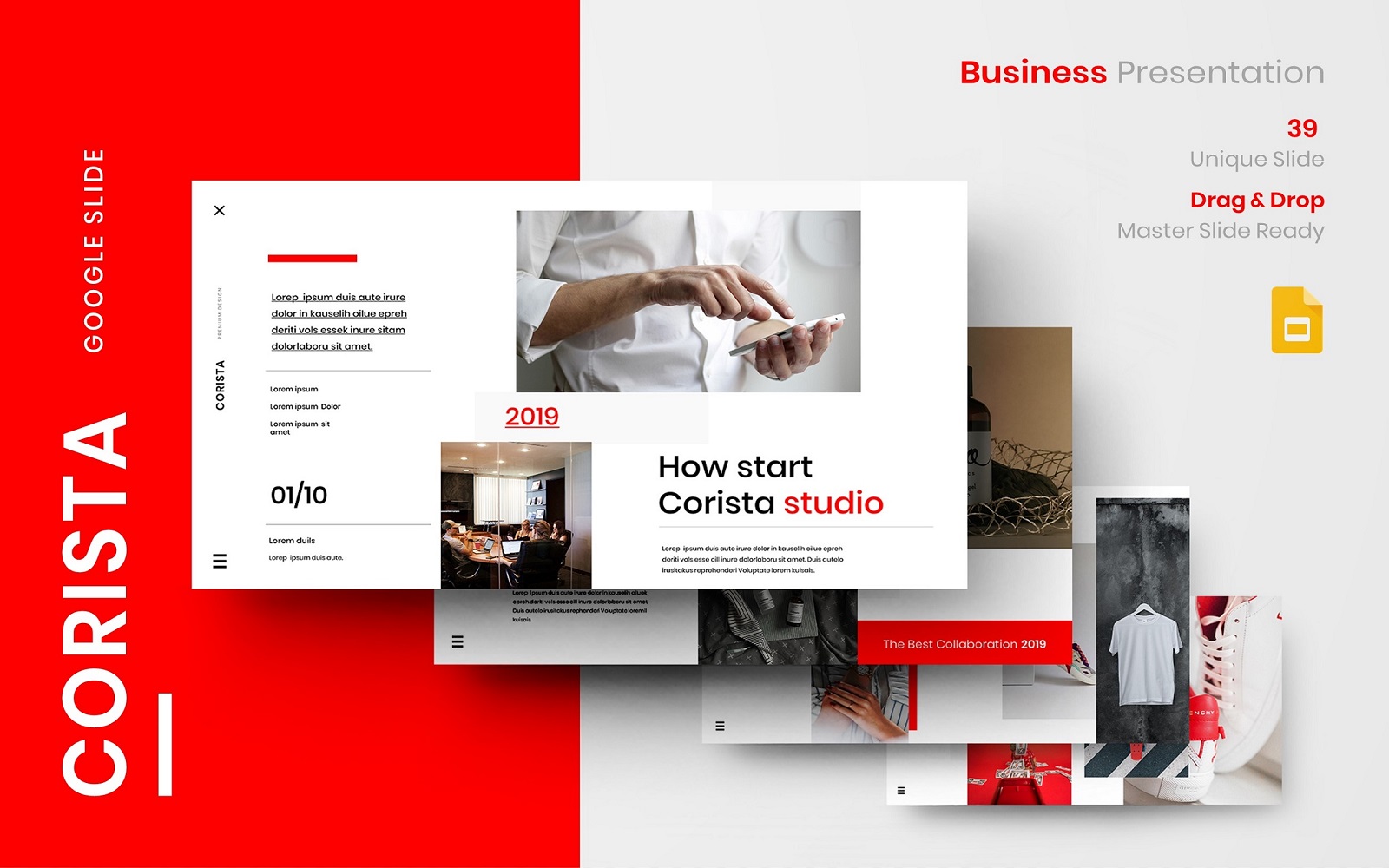 Corista - Business Google Slide Template