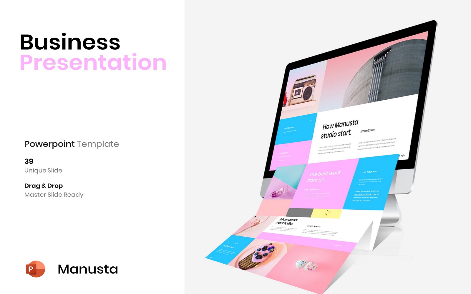 Manusta – Busines PowerPoint Template