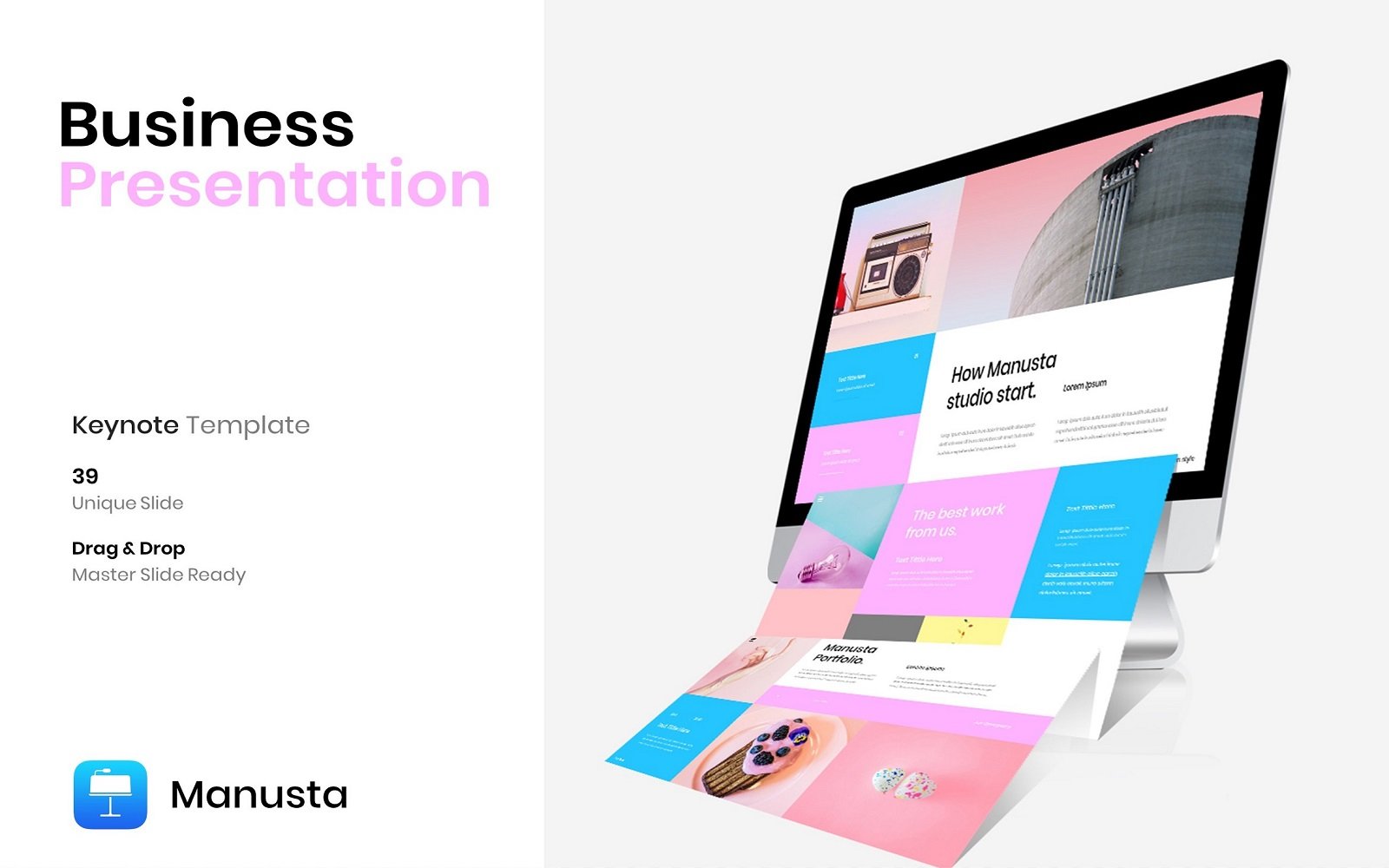 Manusta – Business Keynote Template