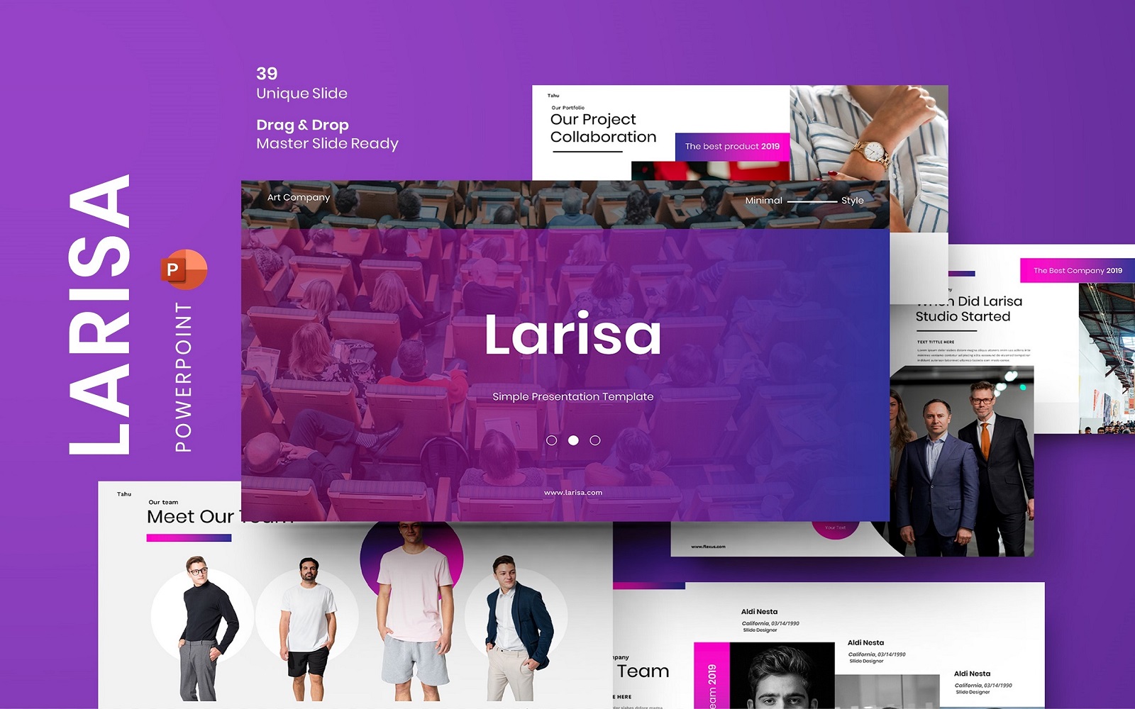 Larisa – Busines PowerPoint Template