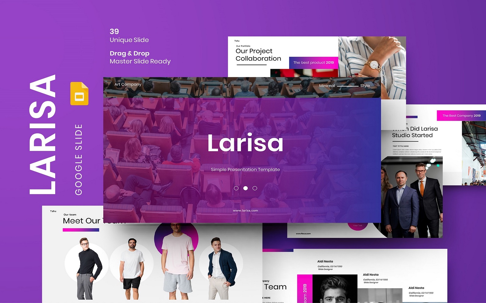 Larisa - Business Google Slide Template