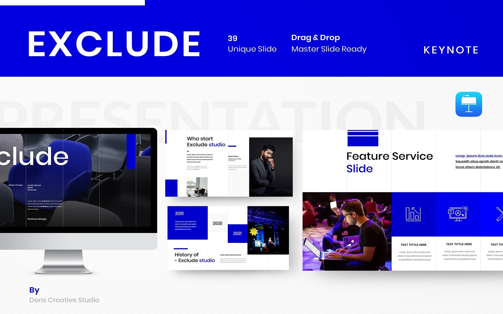 Exclude – Business Keynote Template