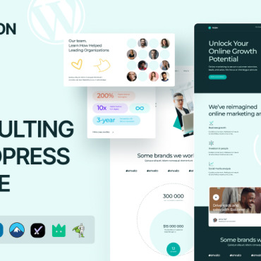 Business Clean WordPress Themes 287864