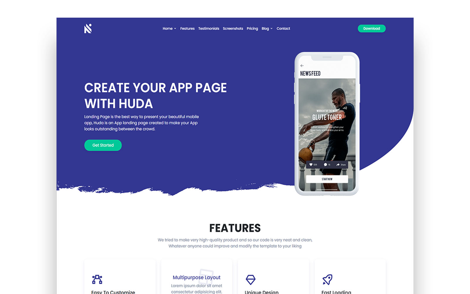 Huda - Multipurpose HTML Template