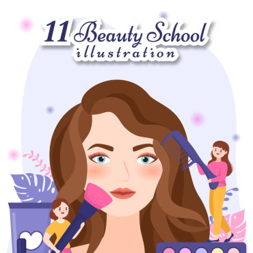 Salon Beauty Illustrations Templates 287996