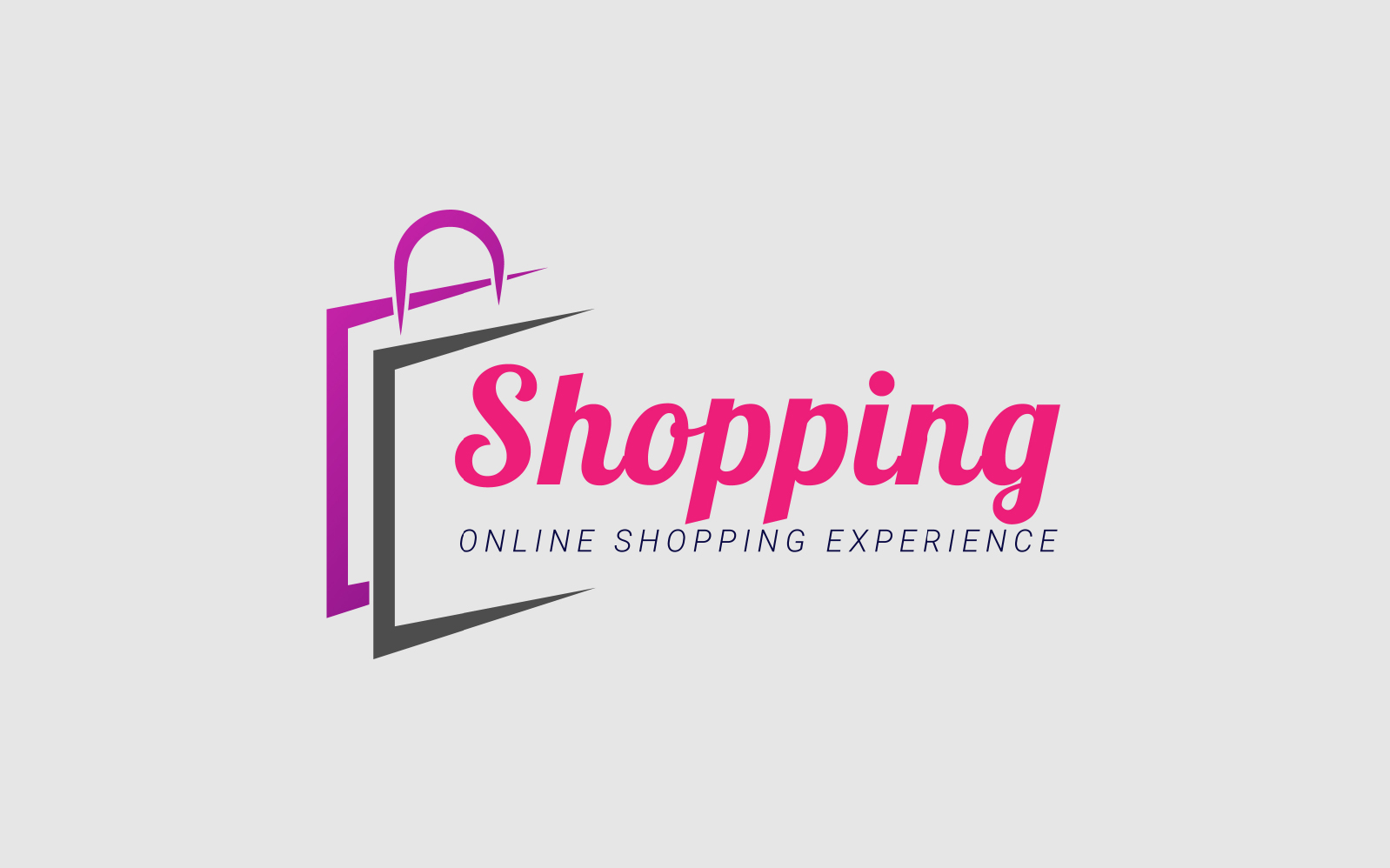 Simple Shop Logo Designs Template. Shopping Logo Vector Icon Illustration Design