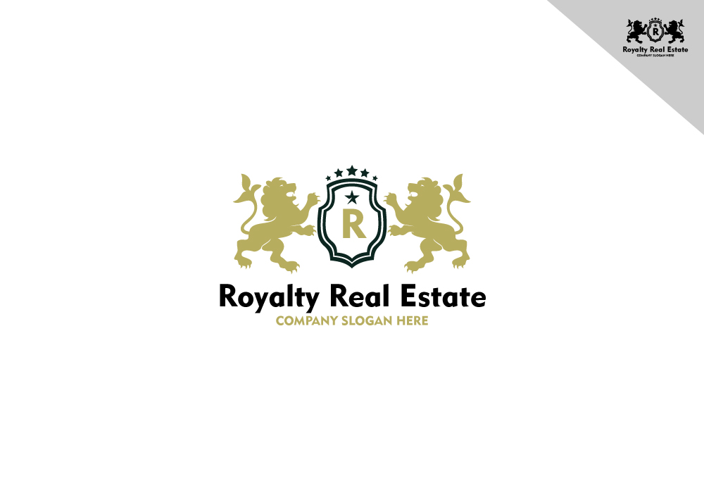 Royalty Real Estate Logo Template
