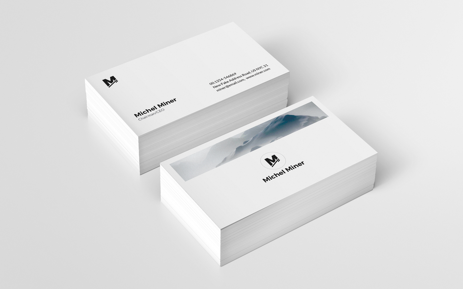 Minimal Business Card Template for Company