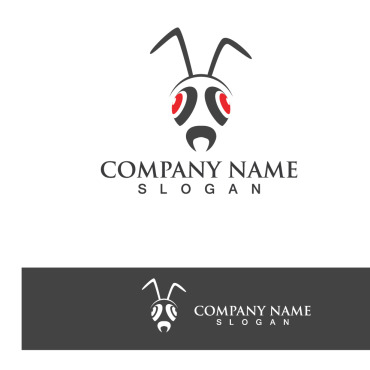 Insect Isolated Logo Templates 288259