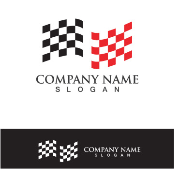 Finish Checkered Logo Templates 288265