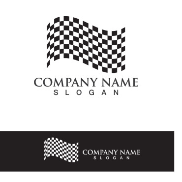 Finish Checkered Logo Templates 288268