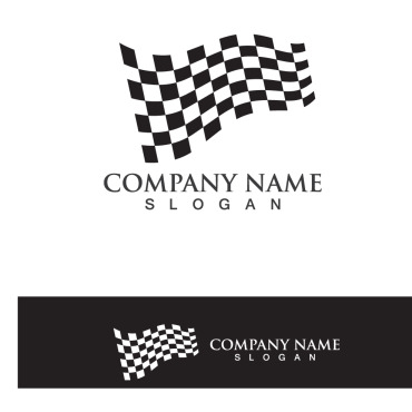 Finish Checkered Logo Templates 288271