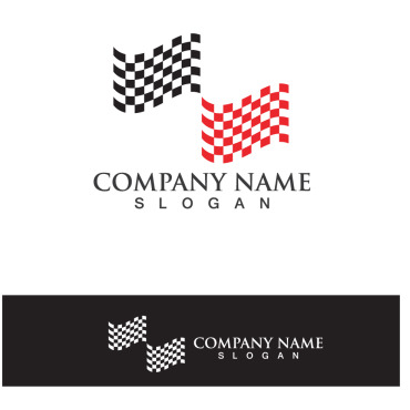 Finish Checkered Logo Templates 288272