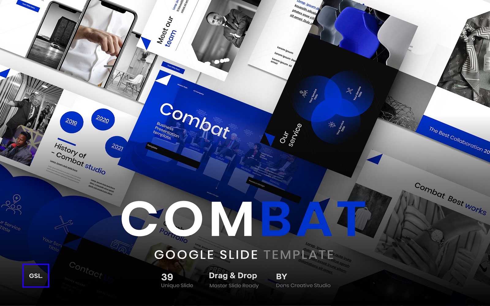 Combat - Business Google Slide Template