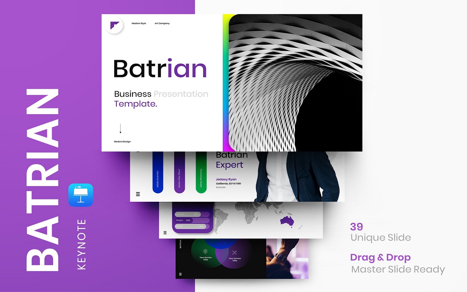 Batrian – Business Keynote Template