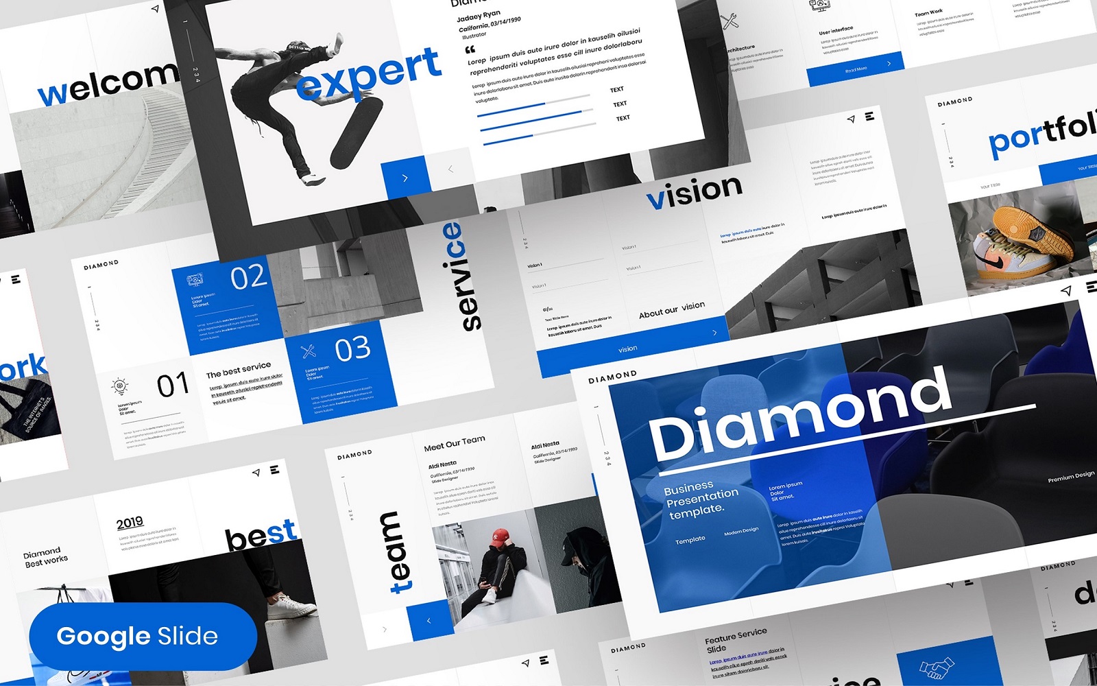 Diamond - Busines Google Slide Template