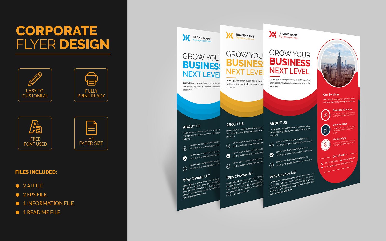 Business Flyer | Modern & Creative Template Design