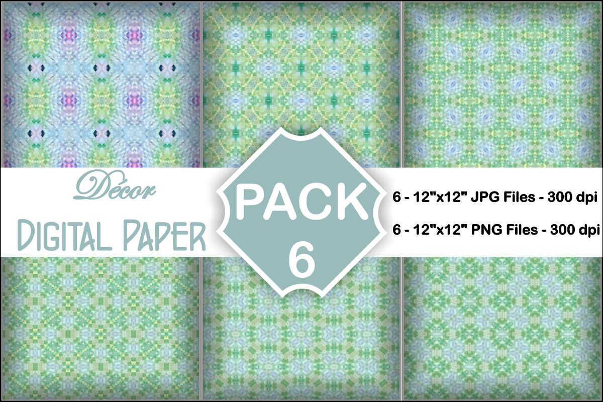 Decor Digital Papers Pack 6