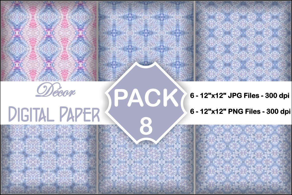 Decor Digital Papers Pack 8