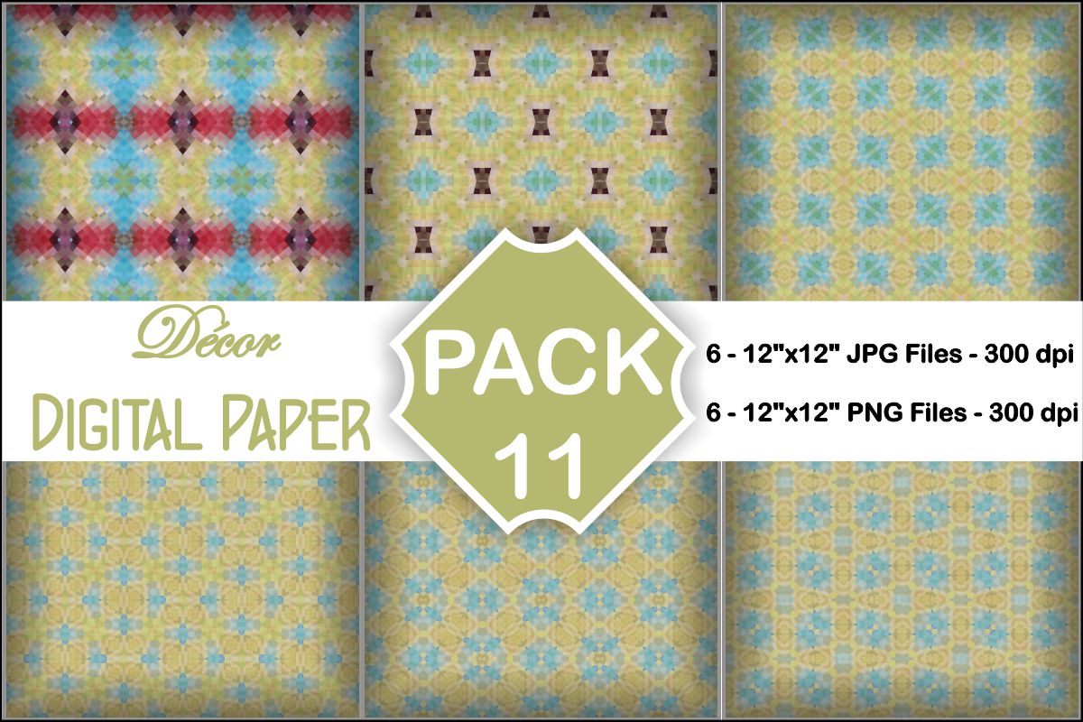 Decor Digital Papers Pack 11