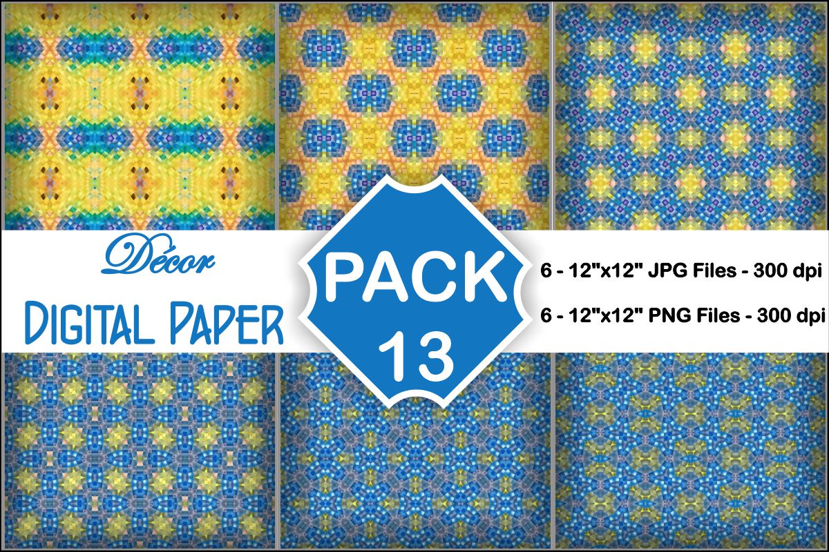 Decor Digital Papers Pack 13