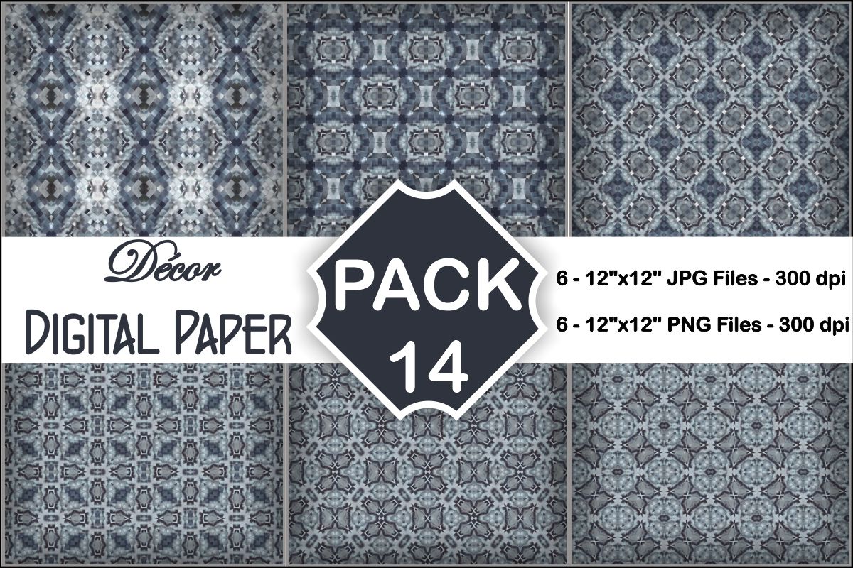 Decor Digital Papers Pack 14