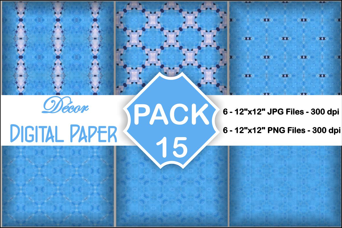 Decor Digital Papers Pack 15