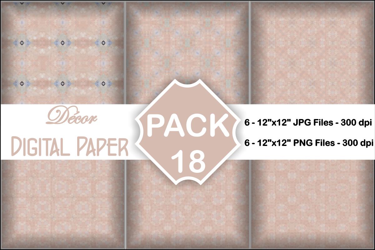 Decor Digital Papers Pack 18