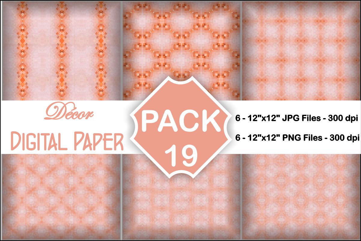 Decor Digital Papers Pack 19