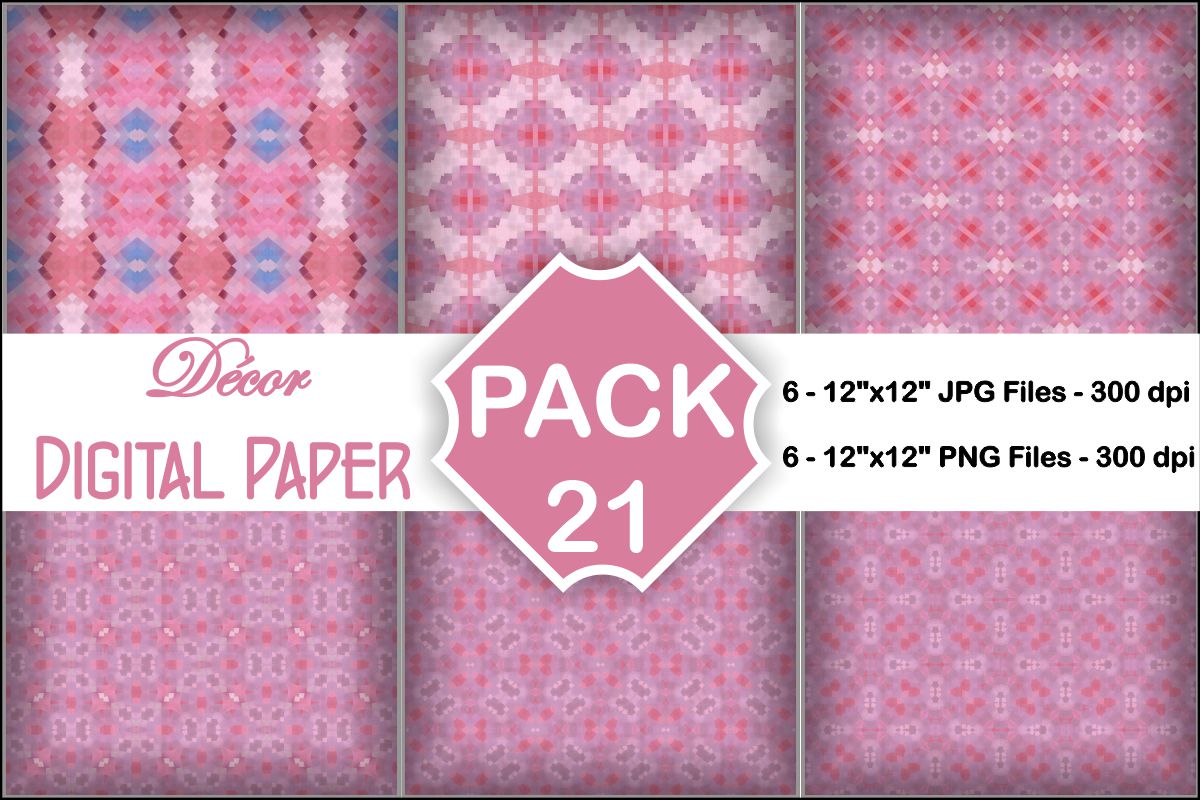 Decor Digital Papers Pack 21