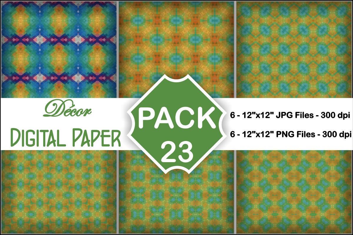 Decor Digital Papers Pack 23