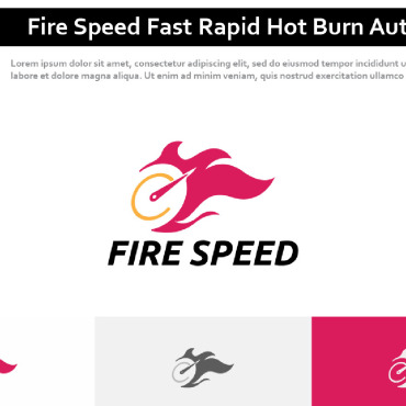 Speed Flame Logo Templates 288446