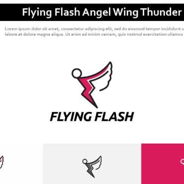 Flash Angel Logo Templates 288447