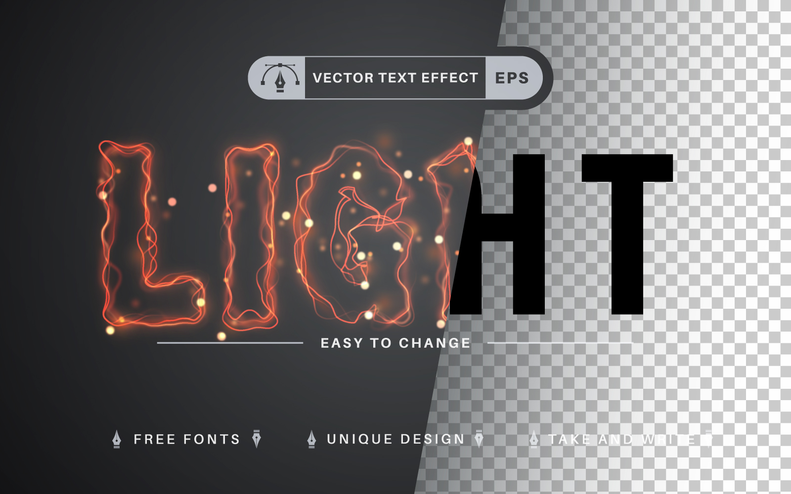 Red Glow - Editable Text Effect, Font Style