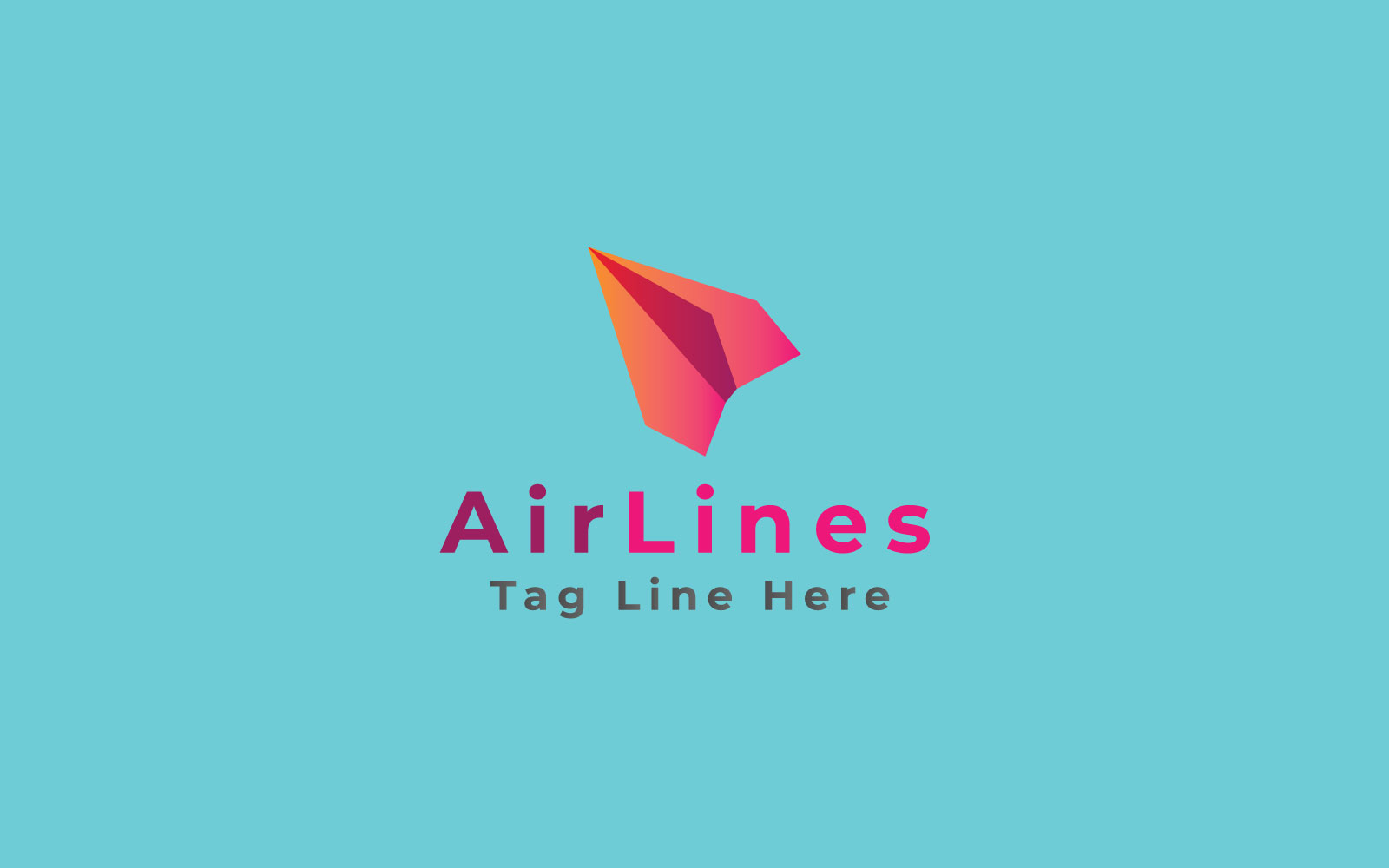 Traveling Airlines logo Template
