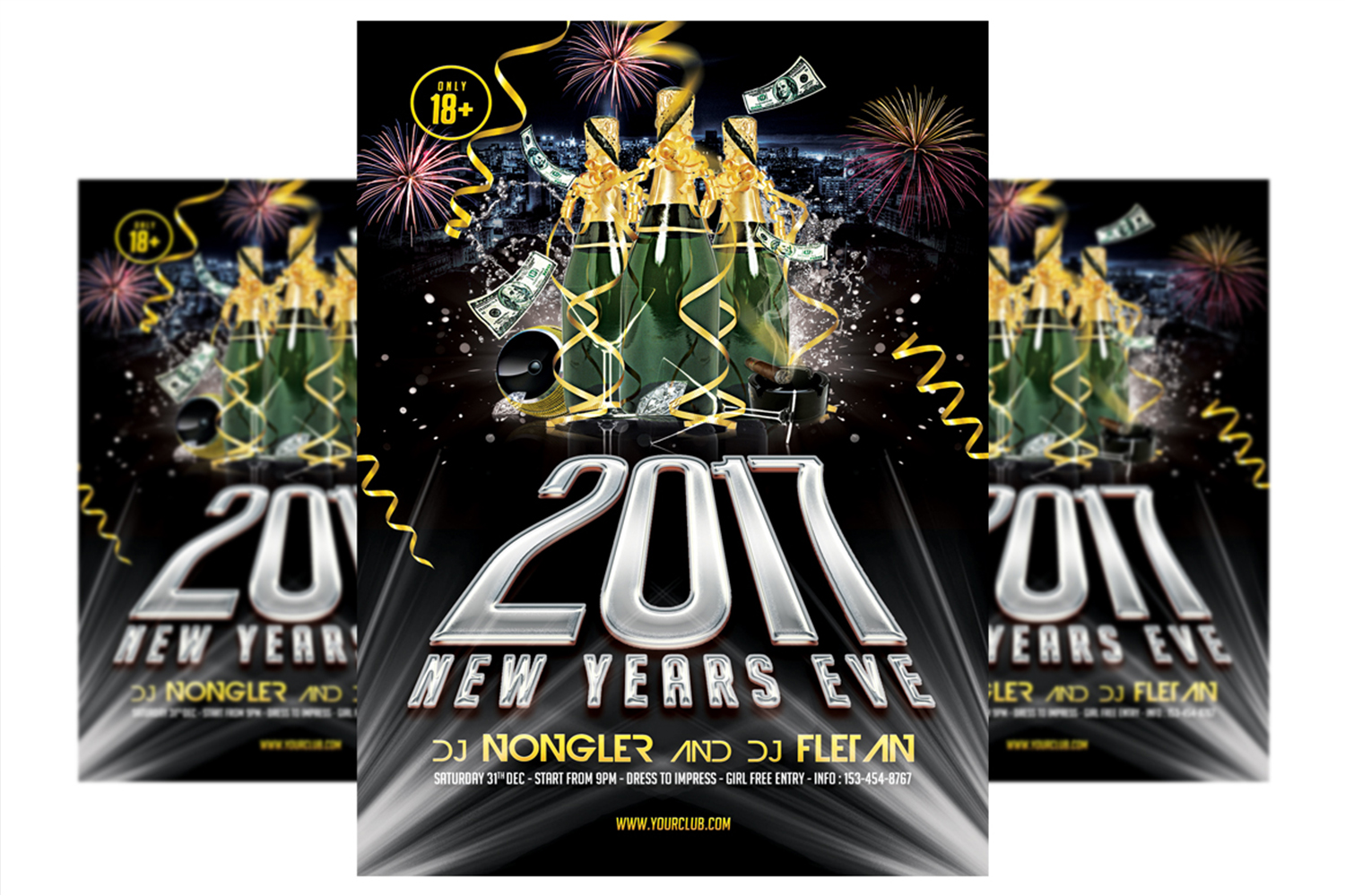 New Year's Eve - Flyer Template #2