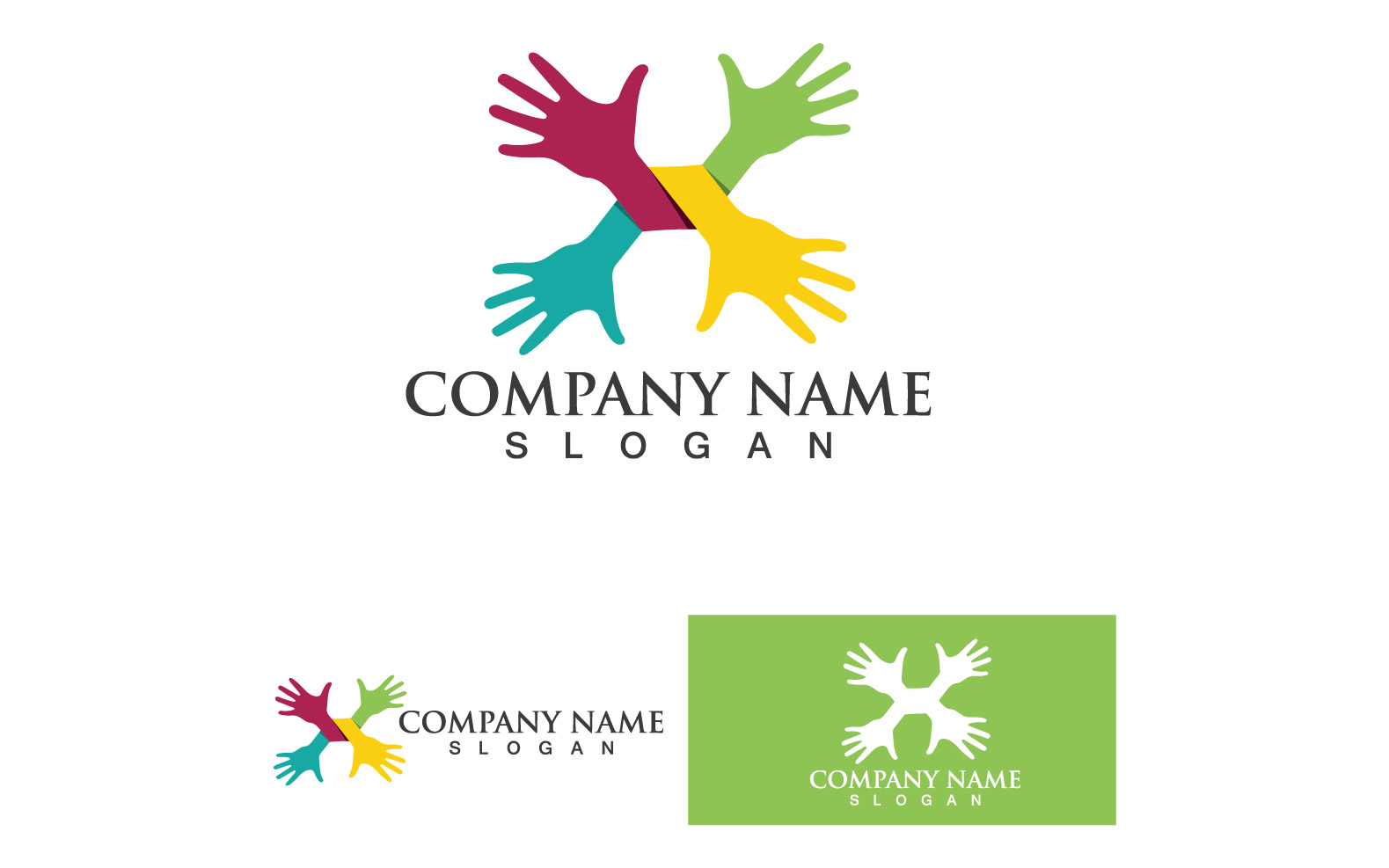 Hand Care Team Community Group Friend Logo V9