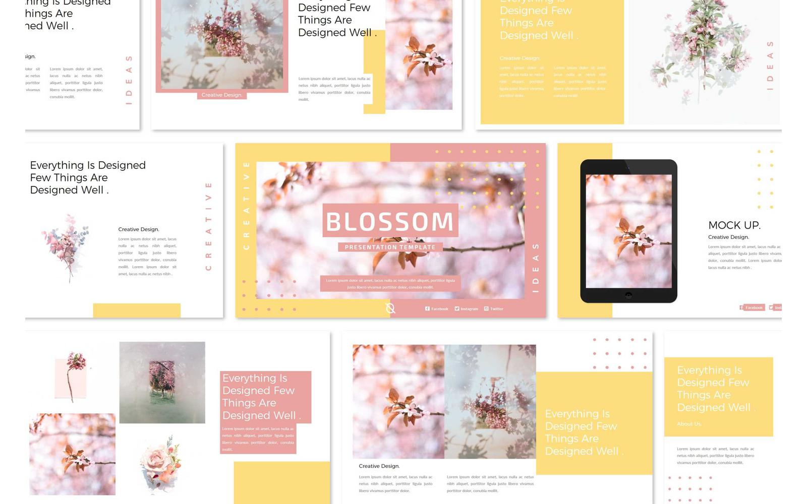 Flowers Multipurpose PowerPoint Template