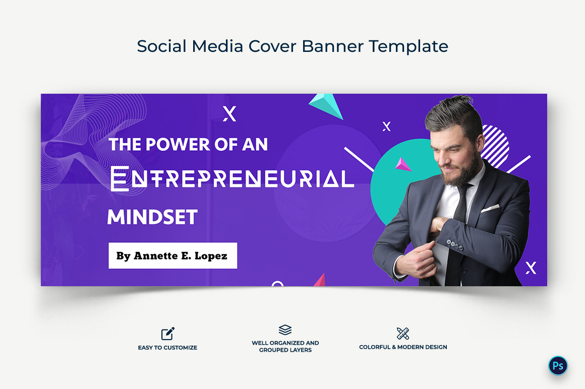 Business Service Facebook Cover Banner Design Template-03