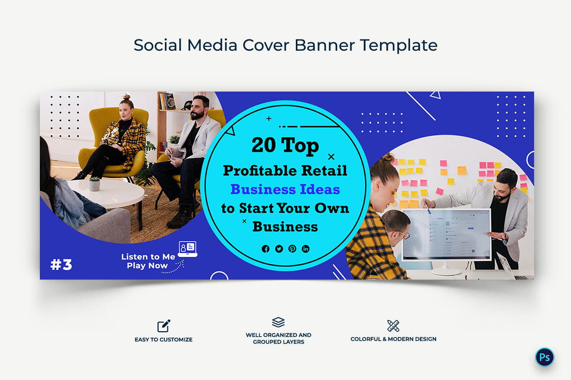 Business Service Facebook Cover Banner Design Template-09