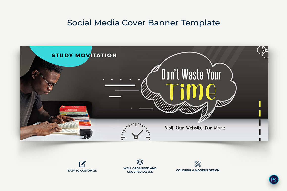 Education Facebook Cover Banner Design Template-02