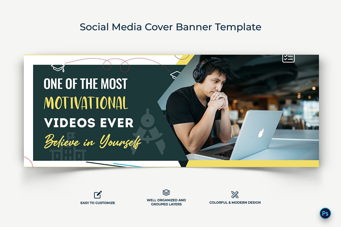 Education Facebook Cover Banner Design Template-05