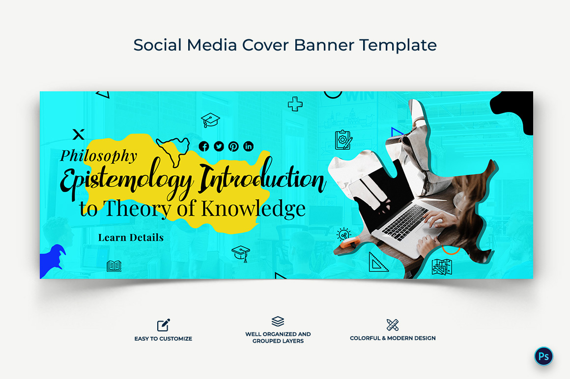 Education Facebook Cover Banner Design Template-09