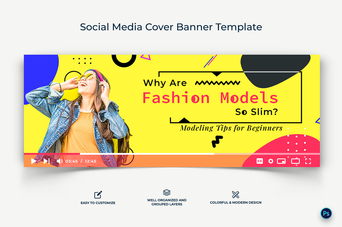 Fashion Facebook Cover Banner Design Template-01