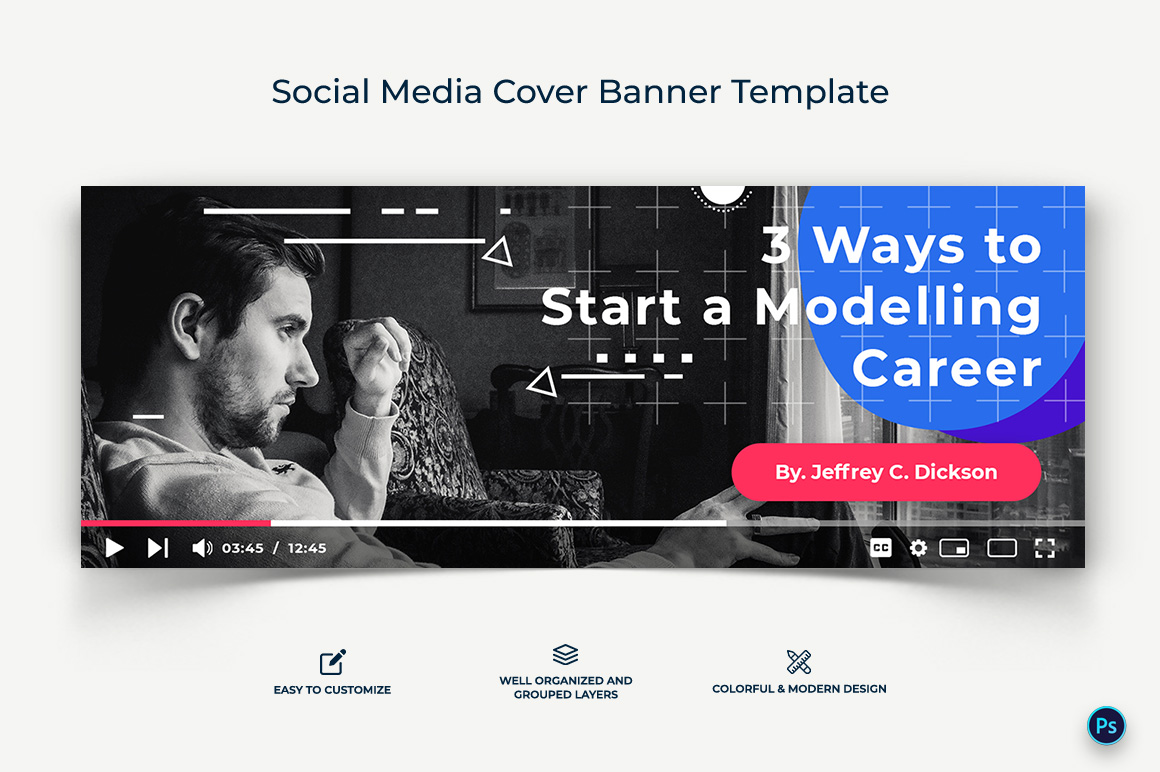 Fashion Facebook Cover Banner Design Template-02