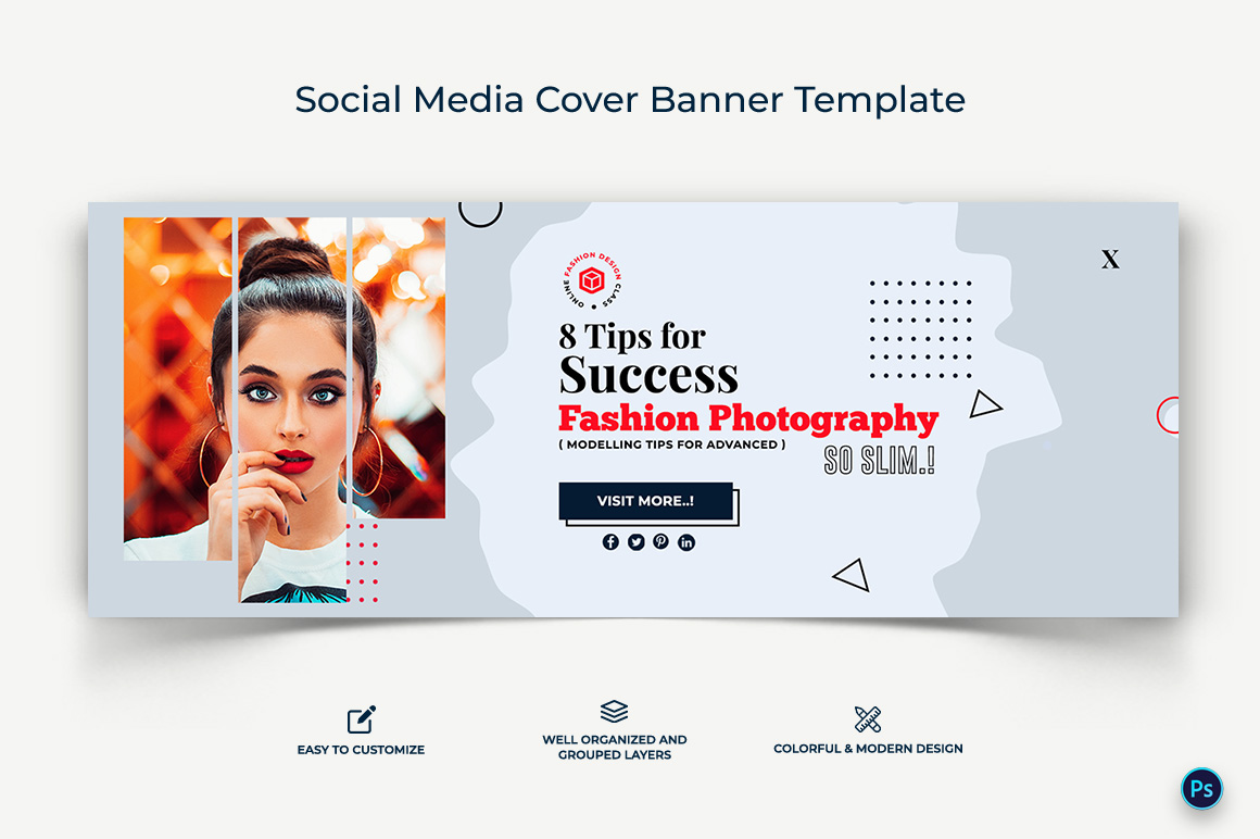 Fashion Facebook Cover Banner Design Template-15