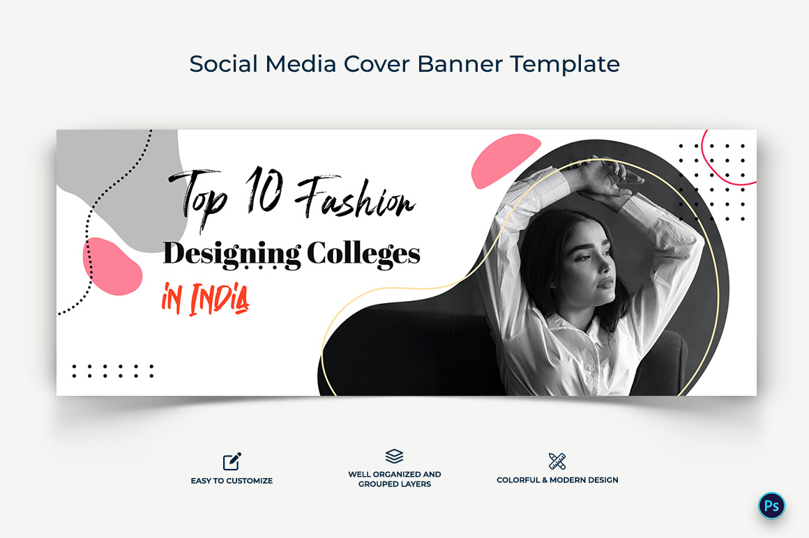 Fashion Facebook Cover Banner Design Template-25